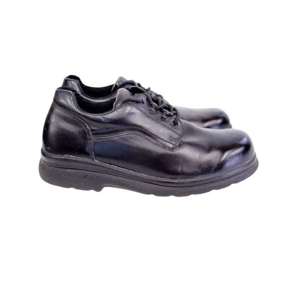 Red Wing Shoes Men's Size 12 EEE Black Leather Steel Toe Work Oxfords 8816